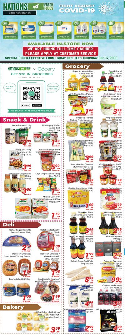 Nations Fresh Foods (Vaughan) Flyer December 11 to 17