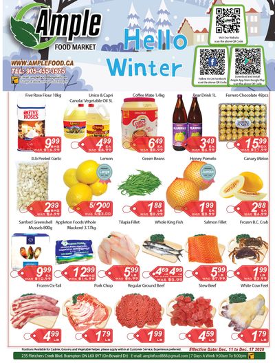Ample Food Market Flyer December 11 to 17