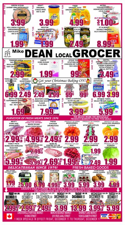 Mike Dean's Super Food Stores Flyer December 11 to 17