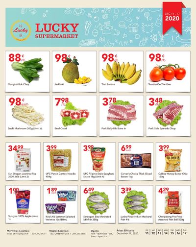 Lucky Supermarket (Winnipeg) Flyer December 11 to 17