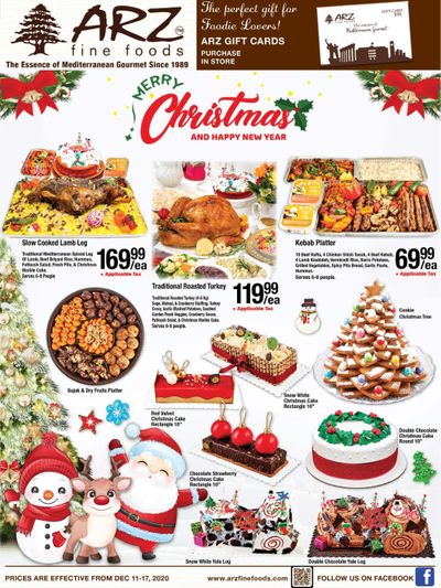 Arz Fine Foods Flyer December 11 to 17