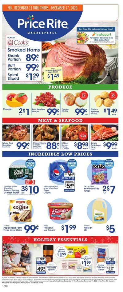 Price Rite (CT, MA, MD, NH, NJ, NY, PA, RI) Weekly Ad Flyer December 11 to December 17