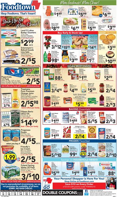 Foodtown Holidays Weekly Ad Flyer December 11 to December 17, 2020