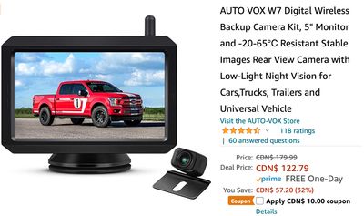 Amazon Canada Holiday Deals: Save 37% on Digital Wireless Backup Camera Kit + 31% on KidKraft Waterfall Mountain Train Set and Table + More HOT Offers