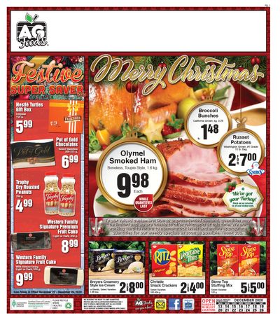 AG Foods Flyer December 13 to 26