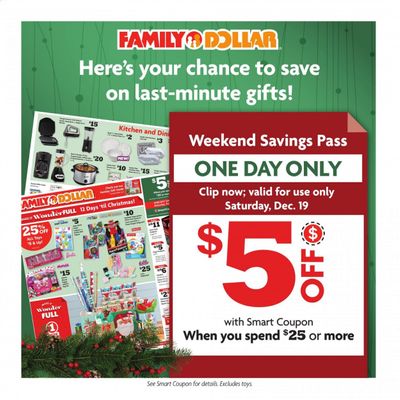 Family Dollar Weekly Ad Flyer December 13 to December 19