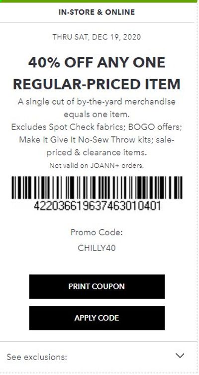 JOANN Weekly Ad Flyer December 13 to December 19