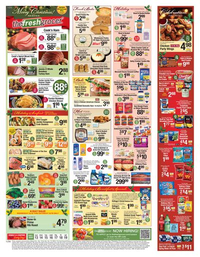 The Fresh Grocer Christmas Weekly Ad Flyer December 13 to December 19, 2020