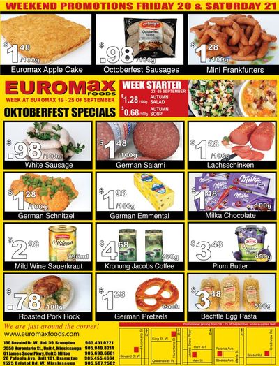 EuroMax Foods Flyer September 19 to 25