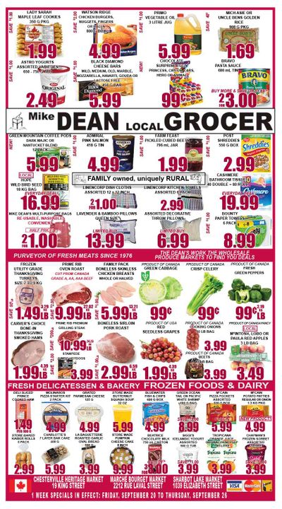 Mike Dean's Super Food Stores Flyer September 20 to 26