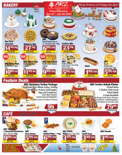 Arz Fine Foods Flyer December 27 to January 2