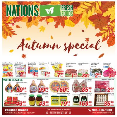 Nations Fresh Foods (Vaughan) Flyer September 20 to 26