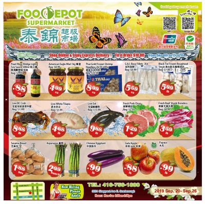 Food Depot Supermarket Flyer September 20 to 26