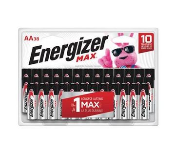 Energizer Max AA Batteries, 38 Pack For $12.97 At Walmart Canada