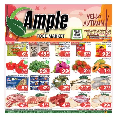 Ample Food Market Flyer September 20 to 26