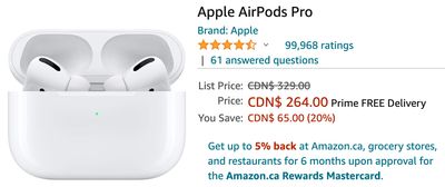 Amazon Canada Holiday Deals: Save 20% on Apple AirPods Pro + 35% on Select Coffee Grinder + More HOT Offers Amazon Canada Holiday Deals: Save 20% on Apple AirPods Pro + 35% on Select Coffee Grinder + More HOT Offers