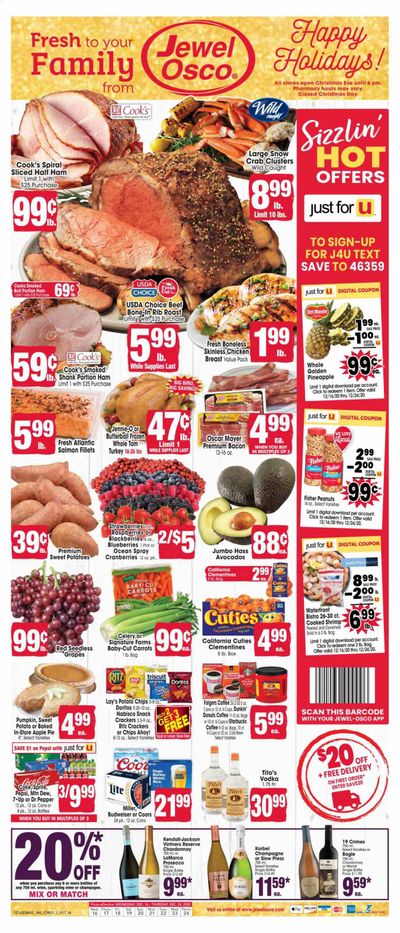 Jewel Osco (IA) Weekly Ad Flyer December 16 to December 24