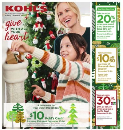 Kohl's Weekly Ad Flyer December 10 to December 20