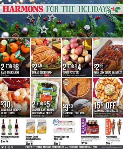 Harmons Weekly Ad Flyer December 15 to December 24