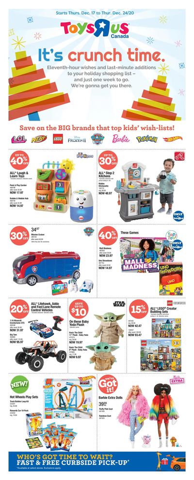 Toys R Us Flyer December 17 to 24