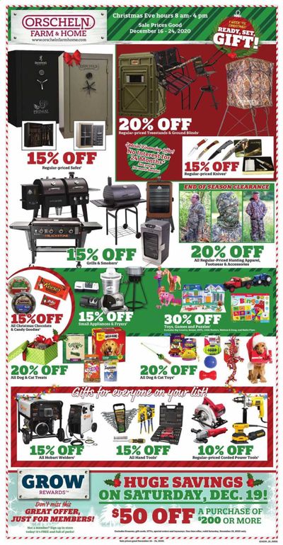 Orscheln Farm and Home Weekly Ad Flyer December 16 to December 24