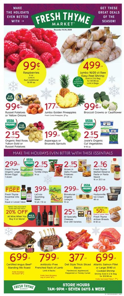 Fresh Thyme Weekly Ad Flyer December 16 to December 24