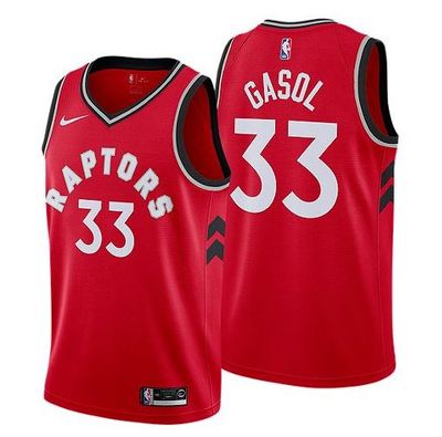 Toronto Raptors Nike Men's Marc Gasol Swingman Icon Red Jersey For $31.88 At Sport Chek Canada