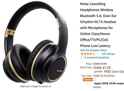 Amazon Canada Holiday Deals: Save 46% on Wireless Over-Ear Headset + 57% on KidKraft Ultimate Corner Play Kitchen + 50% on Fossil Men’s Smartwatch + More HOT Offers