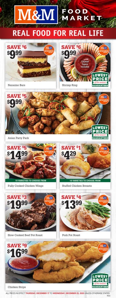 M&M Food Market (Atlantic and West) Flyer December 17 to 23