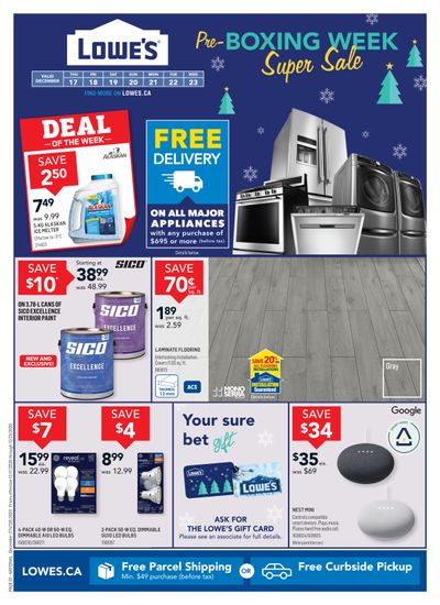 Lowe's Flyer December 17 to 23