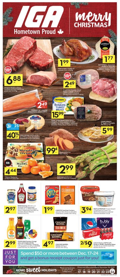 IGA (West) Flyer December 17 to 23
