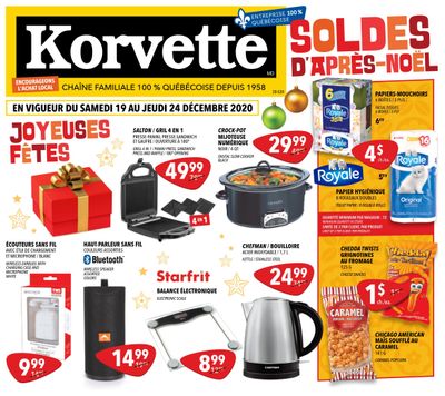 Korvette Flyer December 19 to 24