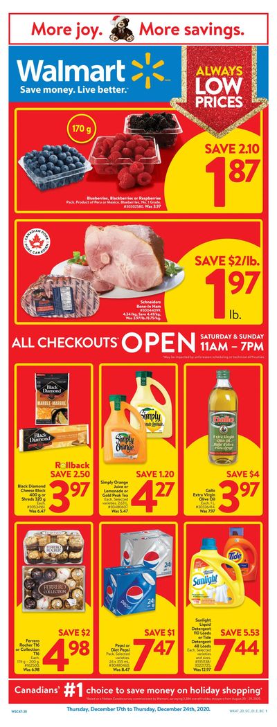 Walmart (West) Flyer December 17 to 23
