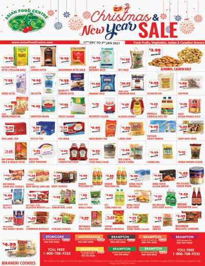 Asian Food Centre Flyer December 17 to January 3