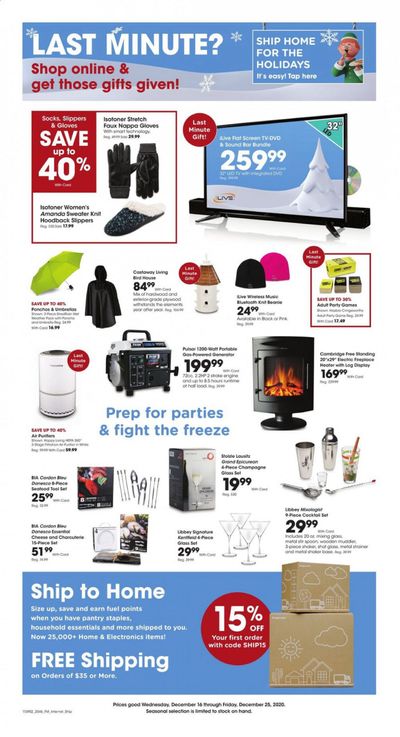 Baker's Weekly Ad Flyer December 16 to December 25