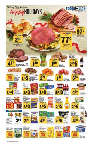 Food Lion (DE) Weekly Ad Flyer December 16 to December 24