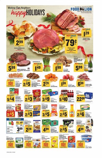 Food Lion (WV) Weekly Ad Flyer December 16 to December 24
