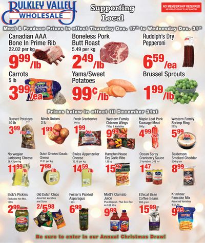 Bulkley Valley Wholesale Flyer December 17 to 31