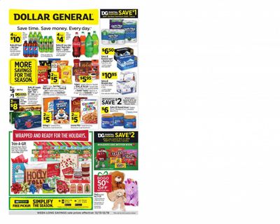 Dollar General (NC) Weekly Ad Flyer December 13 to December 19