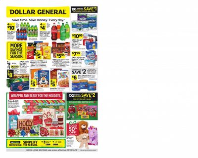 Dollar General (FL) Weekly Ad Flyer December 13 to December 19