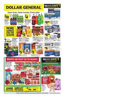 Dollar General (SC) Weekly Ad Flyer December 13 to December 19
