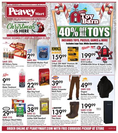Peavey Mart Flyer December 17 to 24