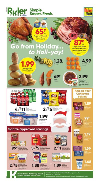 Ruler Foods Christmas Holiday Weekly Ad Flyer December 16 to December 24, 2020