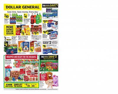 Dollar General (MS, OR) Weekly Ad Flyer December 13 to December 19