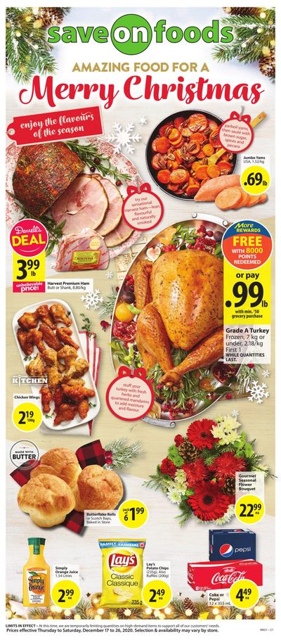 Save on Foods (SK) Flyer December 17 to 26