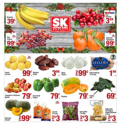 Super King Markets Holiday Weekly Ad Flyer December 16 to December 22, 2020