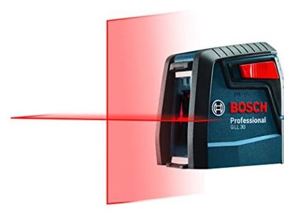 Bosch GLL 30 Self Leveling Cross Line Laser Level For $48.30 At Amazon Canada