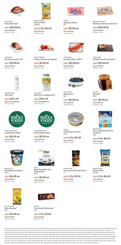 Whole Foods Market (West) Flyer December 16 to 24