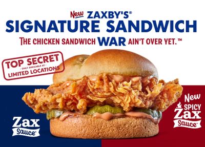 Zaxby's is Testing their New Signature Sandwich at Select Locations