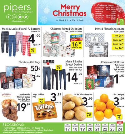 Pipers Superstore Flyer December 17 to 24